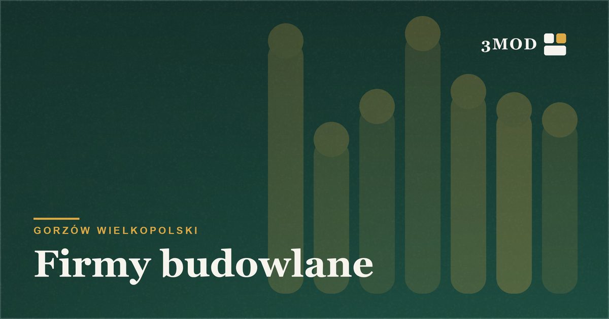 Grafika poglądowa kategorii firmy budowlane w Gorzowie Wielkopolskim