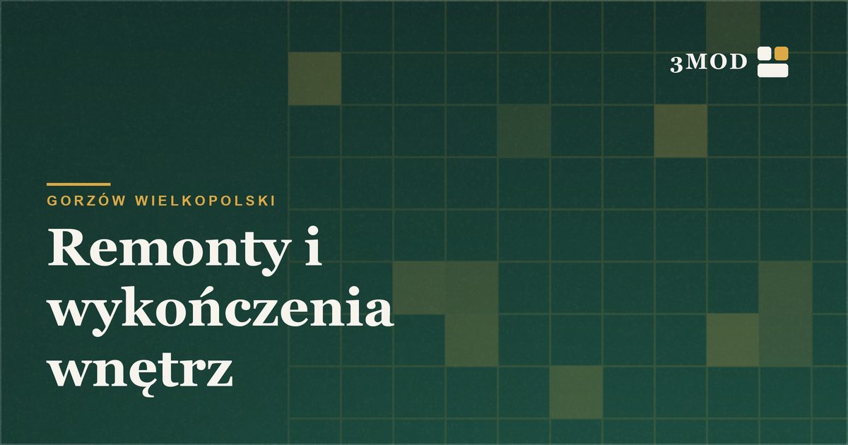 Grafika poglądowa kategorii remonty i wykończenia wnętrz w Gorzowie Wielkopolskim
