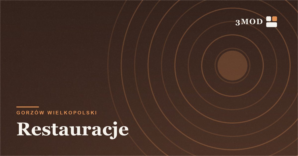 Grafika poglądowa kategorii restauracje w Gorzowie Wielkopolskim