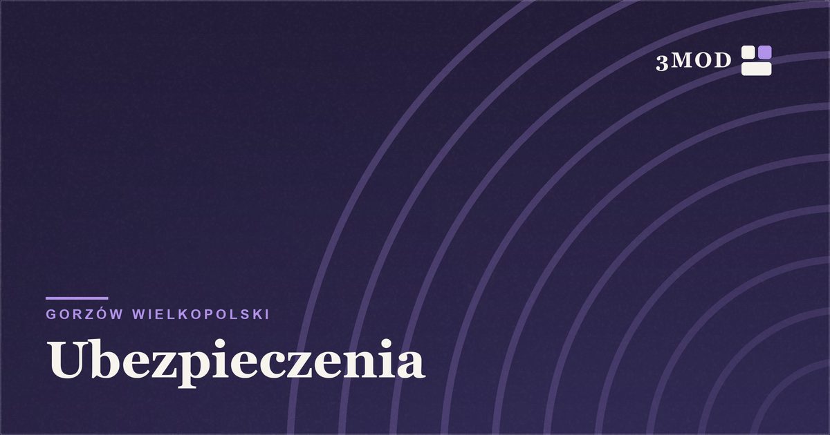 Grafika poglądowa kategorii ubezpieczenia w Gorzowie Wielkopolskim